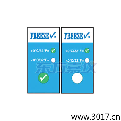 溫度指示標(biāo)簽 冷凍檢查 Thermolabels